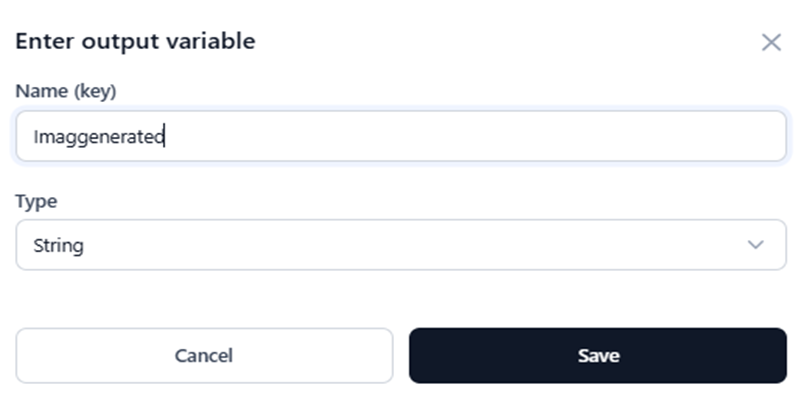 save output variable save output variable