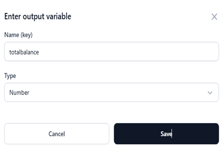 save output variable save output variable