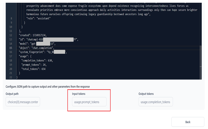 input tokens input tokens