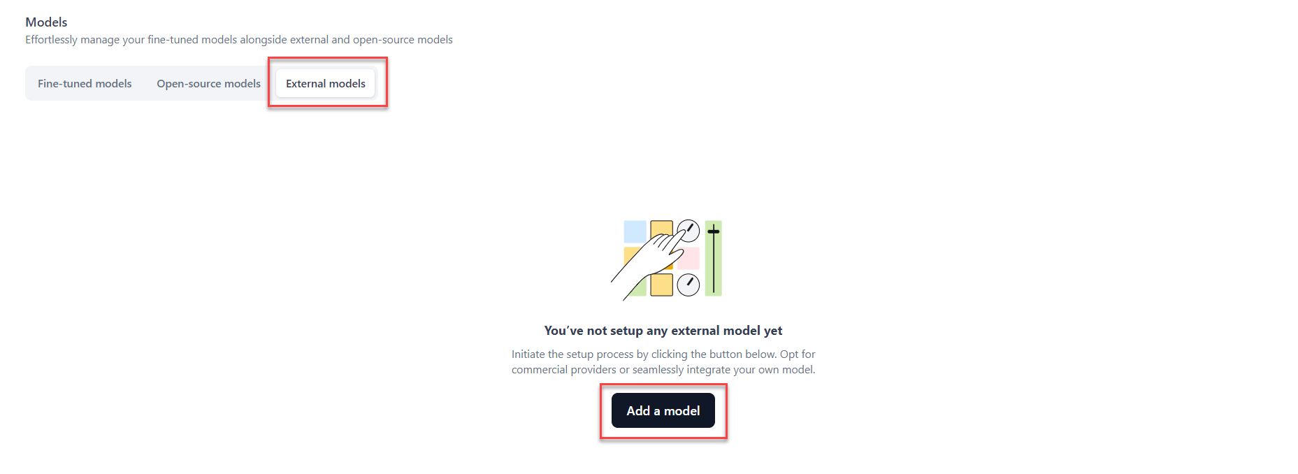 Navigating to External Models Navigating to External Models
