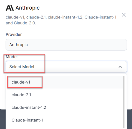Select Model Select Model