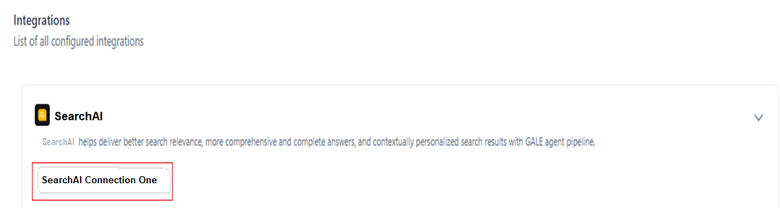 listed connection