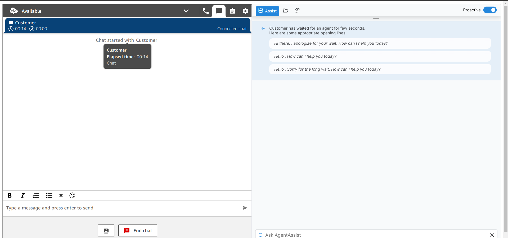 Amazon Connect CCP Integration with Agent AI Chat - Kore ai Docs