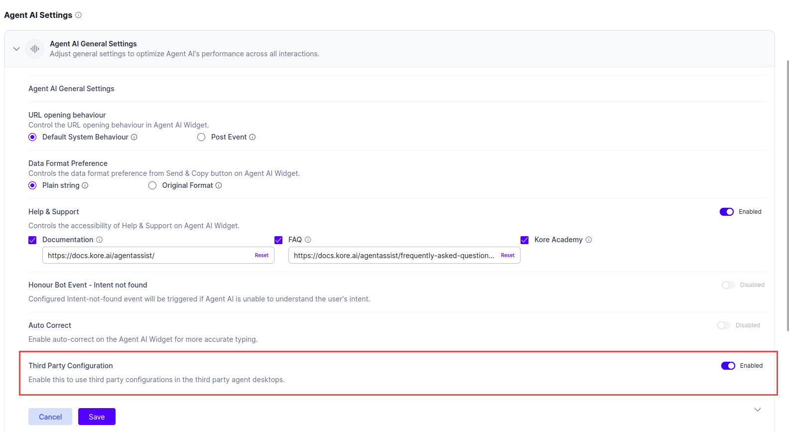 enable-third-party-configuration enable-third-party-configuration