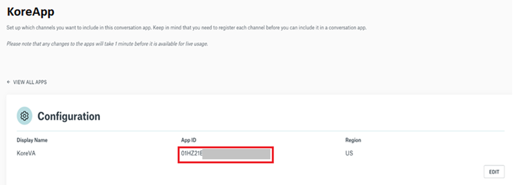 copy and save app id copy and save app id
