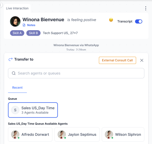Select Queue Select Queue