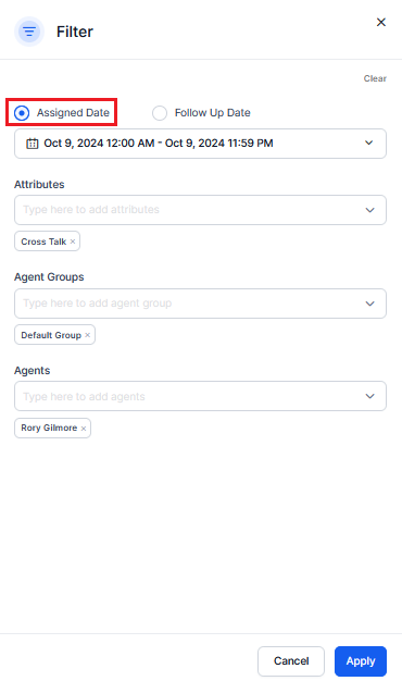 Assigned Date Assigned Date